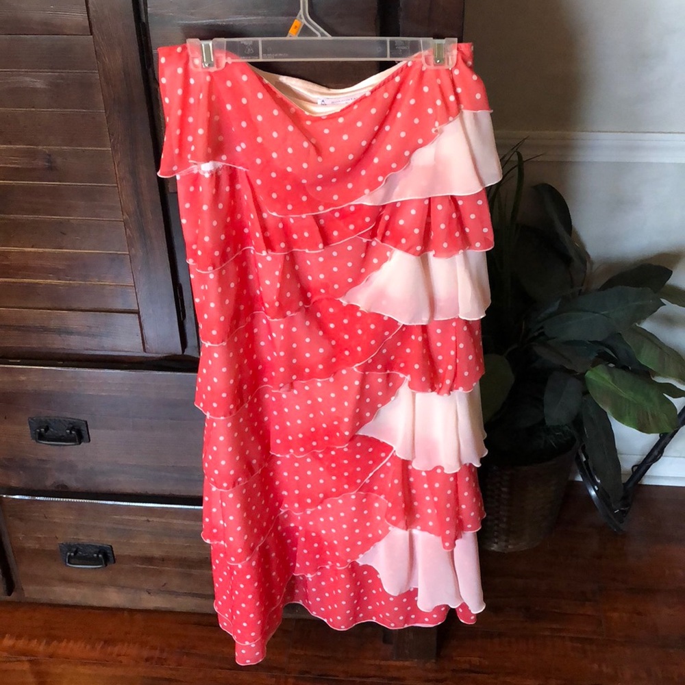 💥•SOLD 💥•Sharon Tang• ruffled maxi skirt🌹